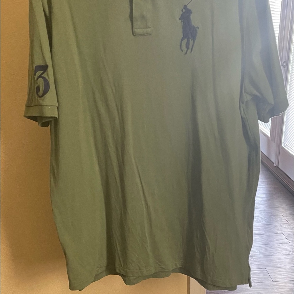 Polo by Ralph Lauren Men's Green Polo Shirt